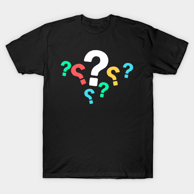 Question Mark Shirt, Question mark colorful Shirt, Who Shirt, Question